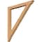 Ekena Millwork Traditional Traditional Smooth Bracket, Western Red Cedar, 3 1/2"W x 40"D x 44"H BKT04X40X44TRA01SWR - alternate 1